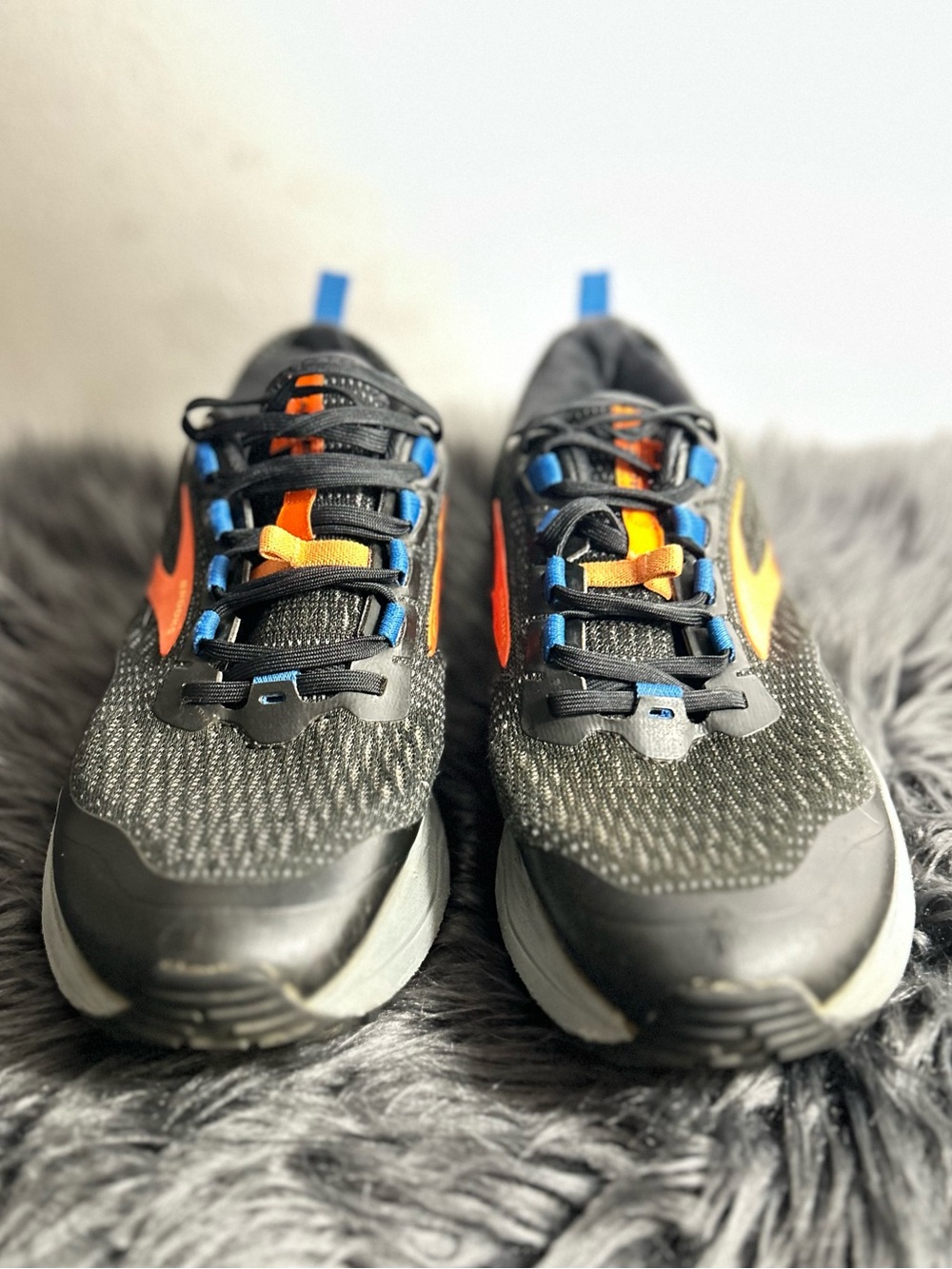 Brooks Caldera 5 Black/Orange Running Sneakers Size 9 - Picture 9 of 10